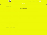 sikander.net Webseite Vorschau