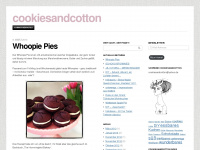 cookiesandcotton.wordpress.com Webseite Vorschau