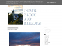meinblickaufkierspe.blogspot.com Webseite Vorschau