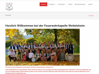fw-kapelle-wettelsheim.de Webseite Vorschau