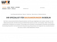 v-lutz.de Webseite Vorschau