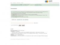 literatur-rahmenprogramm-ebf.de Webseite Vorschau