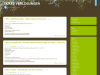 ticketverlosungen.wordpress.com Webseite Vorschau