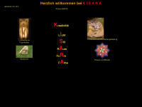 kisara.de Webseite Vorschau