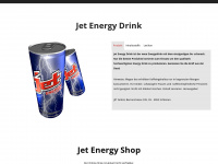 jetenergydrink.com Webseite Vorschau