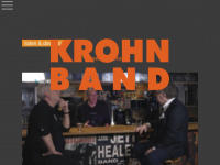 krohnband.com Webseite Vorschau