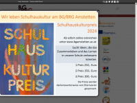bgamstetten.ac.at Webseite Vorschau
