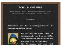 schulblogsport.wordpress.com Webseite Vorschau