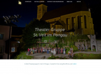 theater-stveit.at Webseite Vorschau