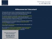 telecontact.at Webseite Vorschau