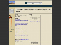 bürgerforum-leoben.at Webseite Vorschau