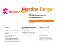 martinaberger.com Webseite Vorschau