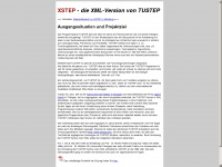 xstep.org Webseite Vorschau