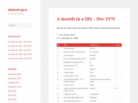 oldiesproject.com Webseite Vorschau
