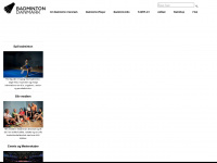 badminton.dk Webseite Vorschau