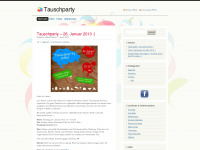 tauschparty.wordpress.com Webseite Vorschau