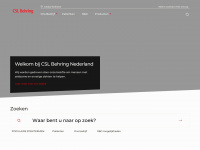 cslbehring.nl Webseite Vorschau