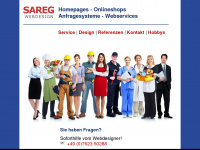 sareg-webdesign.de Webseite Vorschau