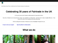 fairtrade.org.uk Webseite Vorschau