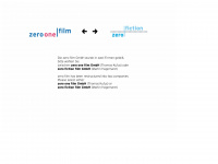 zerofilm.de Webseite Vorschau