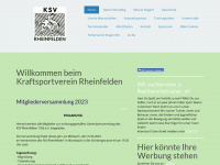 ksv-rheinfelden.de Webseite Vorschau