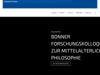 philosophie.uni-bonn.de Webseite Vorschau