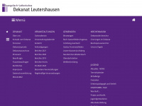 dekanat-leutershausen.de Webseite Vorschau