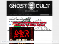 ghostcultmag.com Webseite Vorschau