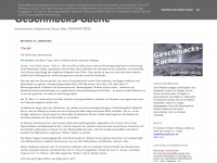geschmacks-sache.blogspot.com Webseite Vorschau