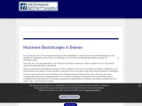 bestattungen-heckmann.de Webseite Vorschau