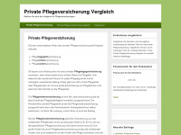 privatepflegeversicherung-rat.de Webseite Vorschau