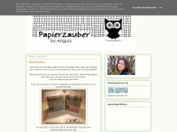 papierzauberbyangua.blogspot.com Webseite Vorschau