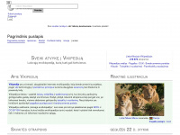 lt.wikipedia.org Webseite Vorschau