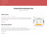 finanzinformationen.biz Webseite Vorschau