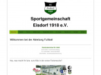 sgeisdorf1918.de Webseite Vorschau