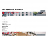 apotheken-delbrueck.de Webseite Vorschau