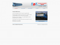kdk-transporte.de Webseite Vorschau