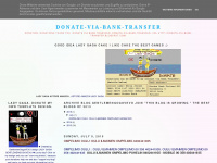 donate-via-bank-transfer.blogspot.com Webseite Vorschau