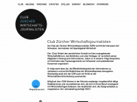 wirtschaftsjournalisten.ch Webseite Vorschau