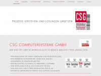 csg-barcode.net Webseite Vorschau