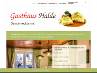 gasthaus-halde.de Webseite Vorschau