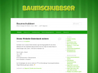 baumschubbser.de Webseite Vorschau