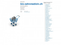 bio-zahnmedizin.ch Webseite Vorschau