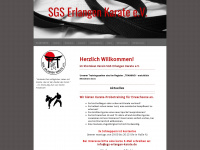 sgs-erlangen-karate.de Webseite Vorschau