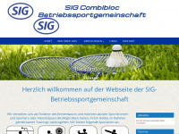sig-bsg.de Webseite Vorschau
