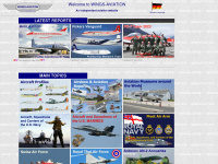 wings-aviation.ch Webseite Vorschau