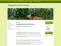 hg-gruenhaus.de Webseite Vorschau