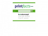 printfacts.ch Webseite Vorschau