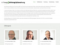 stiftungbf.ch Webseite Vorschau