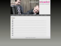 klezmer-reloaded.com Webseite Vorschau
